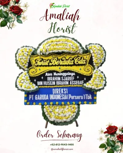Papan Bunga Duka di Cibeber Ii