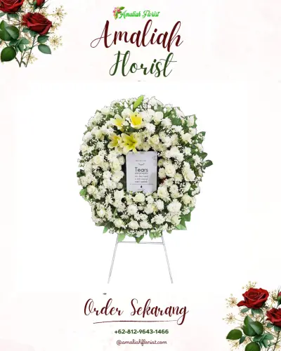 Krans Bunga Duka Cita di Cibeber Ii